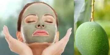 Make face pack of raw mango like this, the pimples on the face will disappear