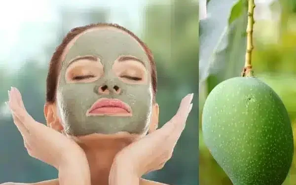 Make face pack of raw mango like this, the pimples on the face will disappear