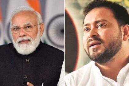 Tejashwi-, Modi