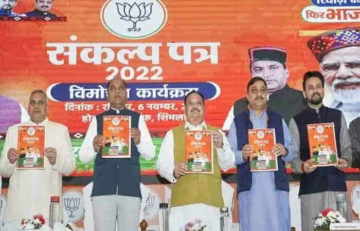 BJP Released Manifesto