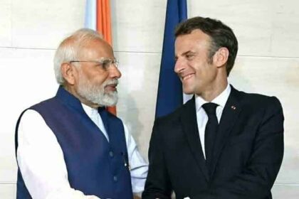 PM Modi Emmanuel Macron