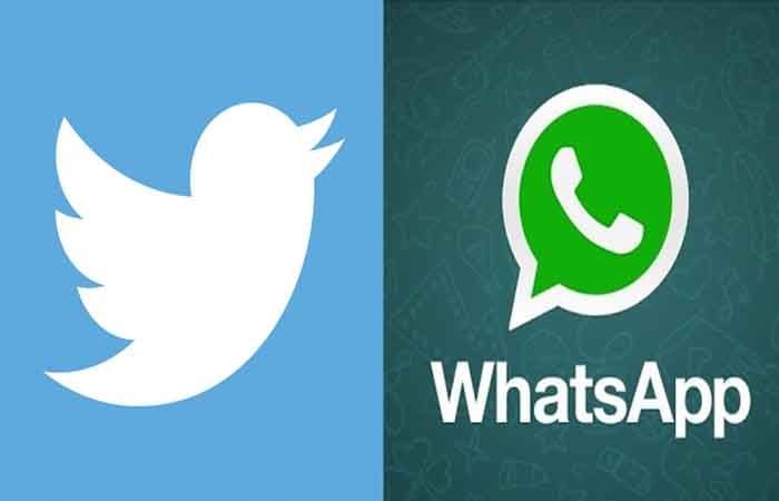 WhatsApp Twitter