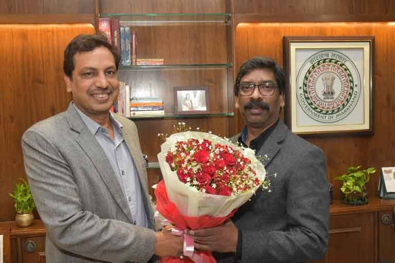 Ajay Kumar met Hemant Soren