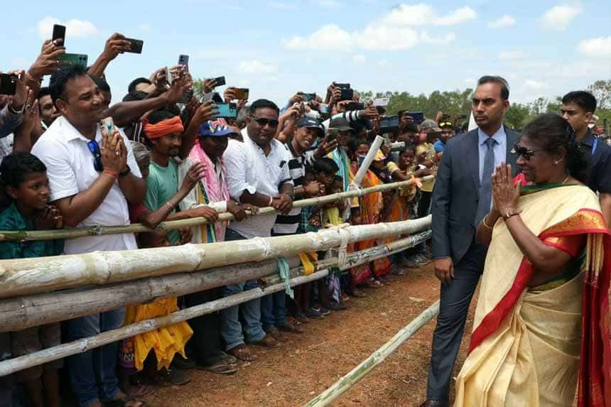 Draupadi Murmu reached Odisha