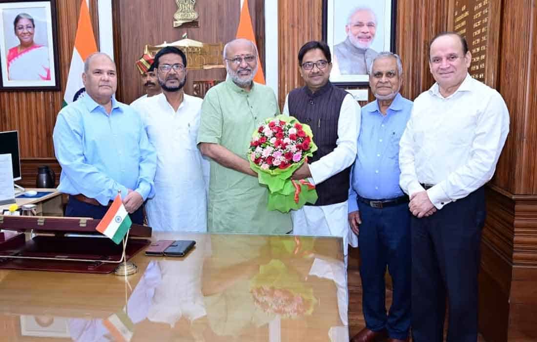 Governor CP Radhakrishnan met Working President of State Congress