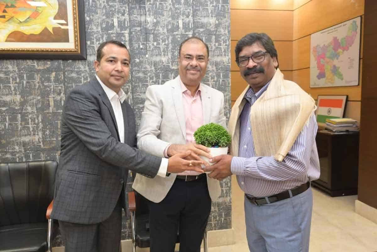 Hemant Soren met HDFC Bank delegation