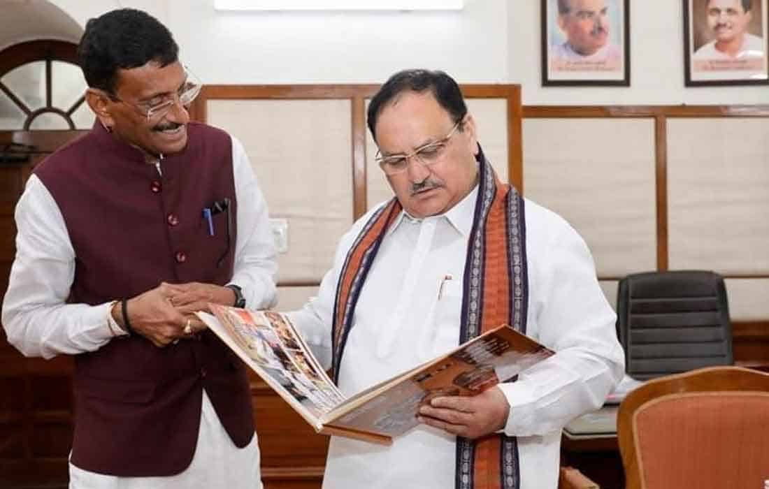 MP Sanjay Seth met BJP National President JP Nadda