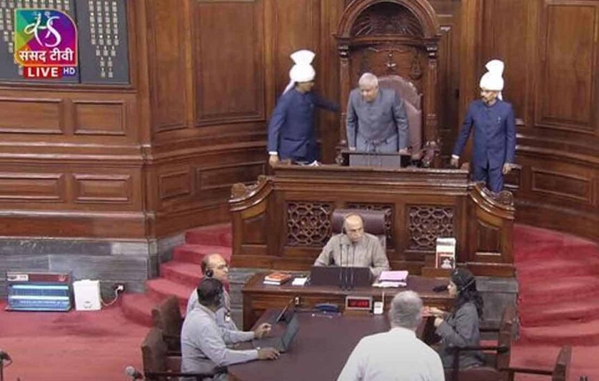 Manipur violence Uproar in Rajya Sabha over House adjourned