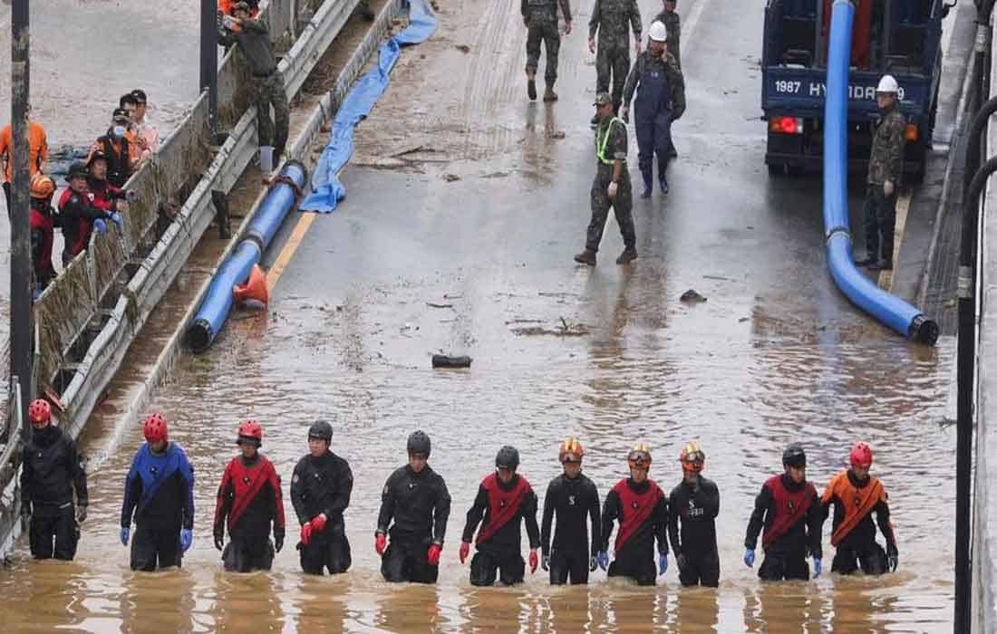 Seoul The torrential rains have wreaked havoc in the country. The death toll in the recent torrential rains here has risen to 47.