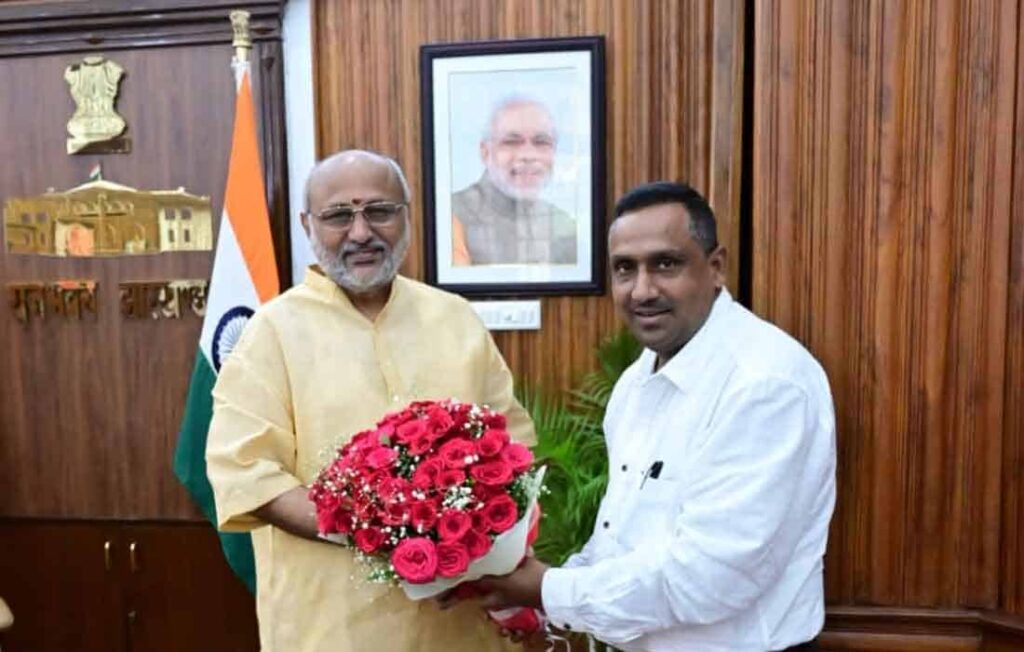 State Health Minister Banna Gupta met Governor CP Radhakrishnan, informed about health activities