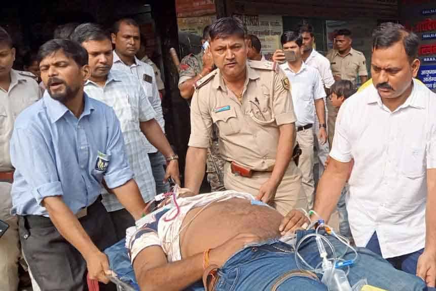 Fearless criminals shot the station in-charge in Bihar