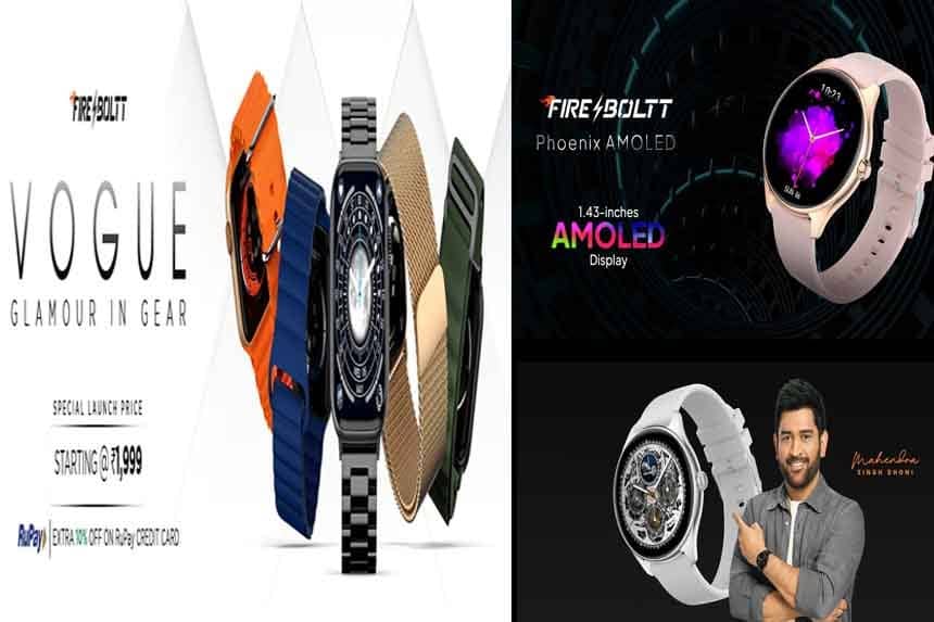 FireBolt Phoenix AMOLED Smartwatch launched in India