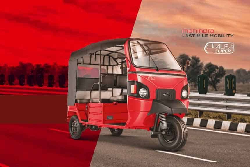 Mahindra is launching a special three wheeler electric e-Alfa Super