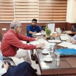 Ranchi DC Rahul Kumar Sinha holds meeting with Dr. Indranil Manna, VC of BIT Mesra