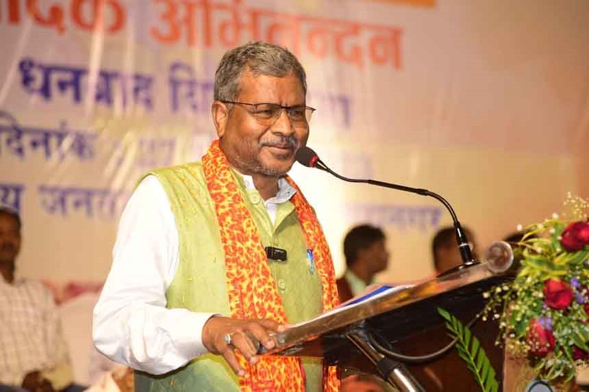 Babulal spoke in Jharia's Sankalp Yatra, Hemant Soren is trembling with fear of ED