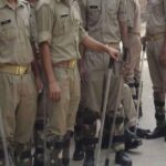 ranchi-home-guards-raised-voice-for-salary-and-allowances-equal-to-that-of-jharkhand-police-constable