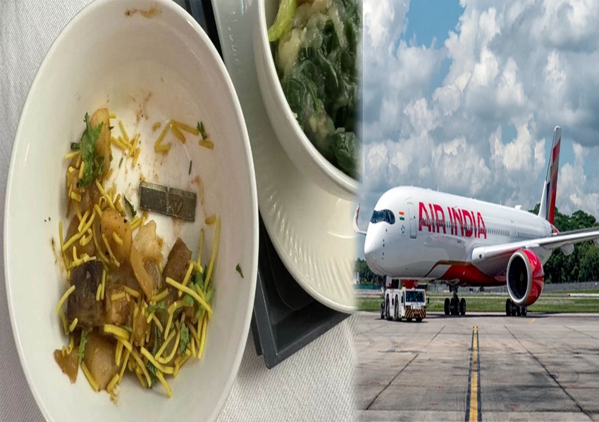 Blade found in Food Served to Passenger on Air India flight