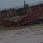 Girder of the Bridge Suddenly Collapsed