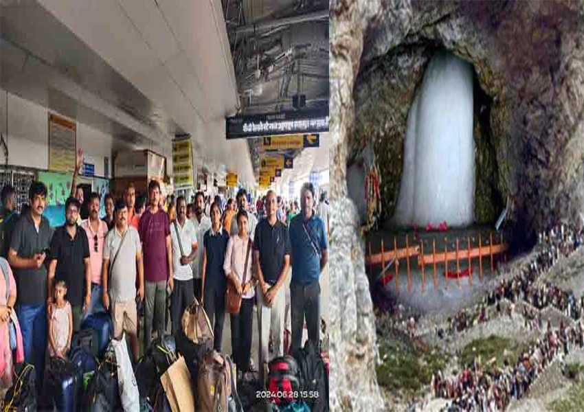 Group of Pilgrims Leaves from Ranchi for Amarnath darshan