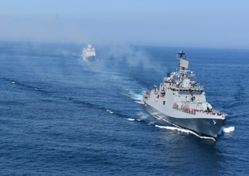 Indian Naval ship 'Tabar' reached Alexandria