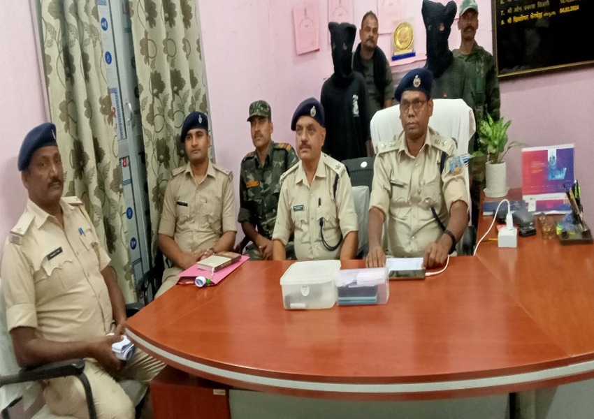 Two Naxalites including area commander of PLFI arrested