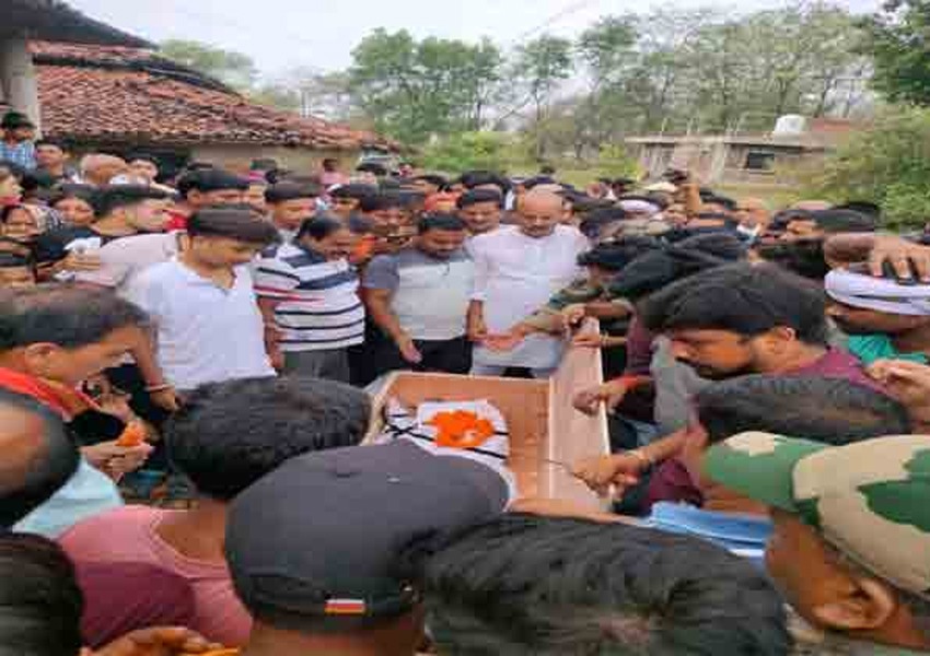 BSF Jawan's Body Reached Village