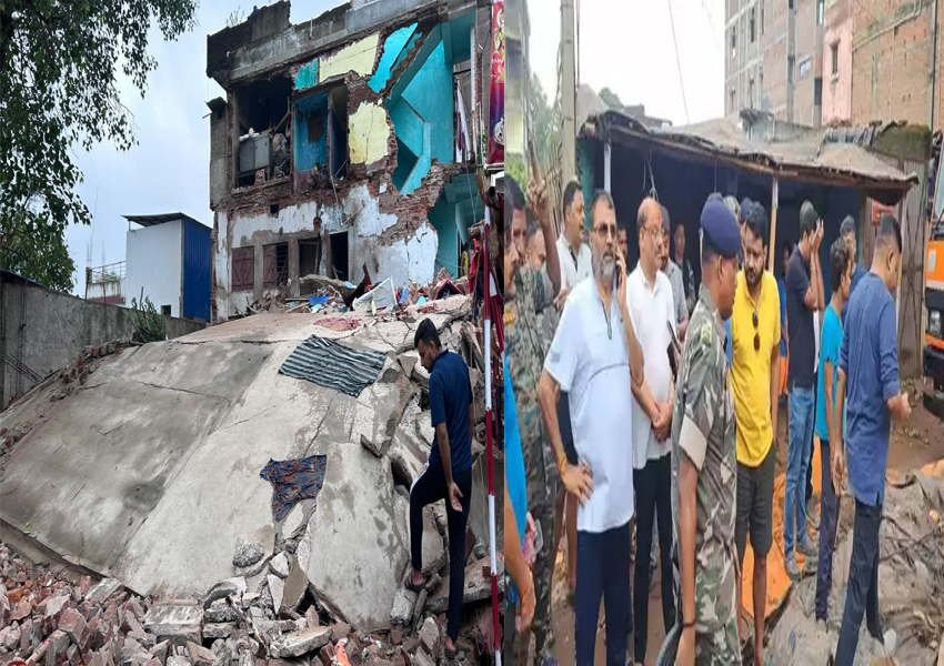 Building Collapsed in Deoghar