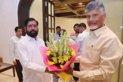 Chandrababu Naidu met Eknath Shinde