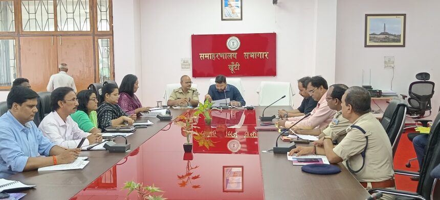 District Road Safety Committee meeting held in Khunti