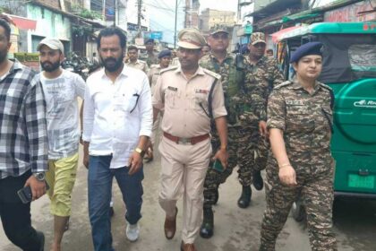 Flag march taken out in Ranchi regarding Muharram