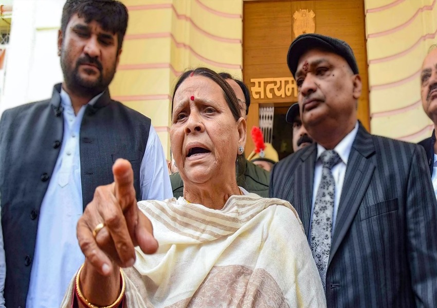 Former Chief Minister Rabri Devi said