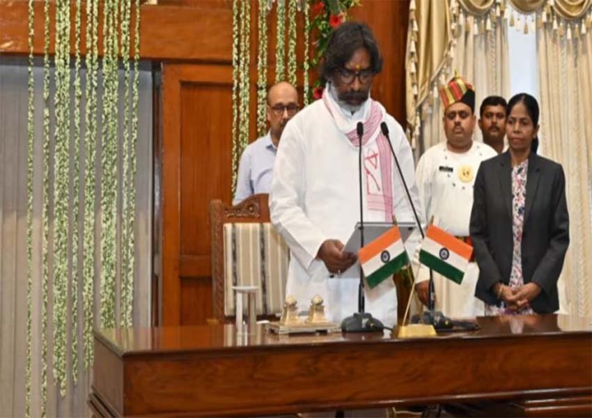 Hemant Soren becomes Chief Minister of Jharkhand