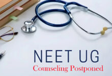 NEET UG Counseling Postponed