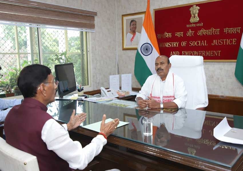 Sanjay Seth met Minister Virendra Kumar in Delhi