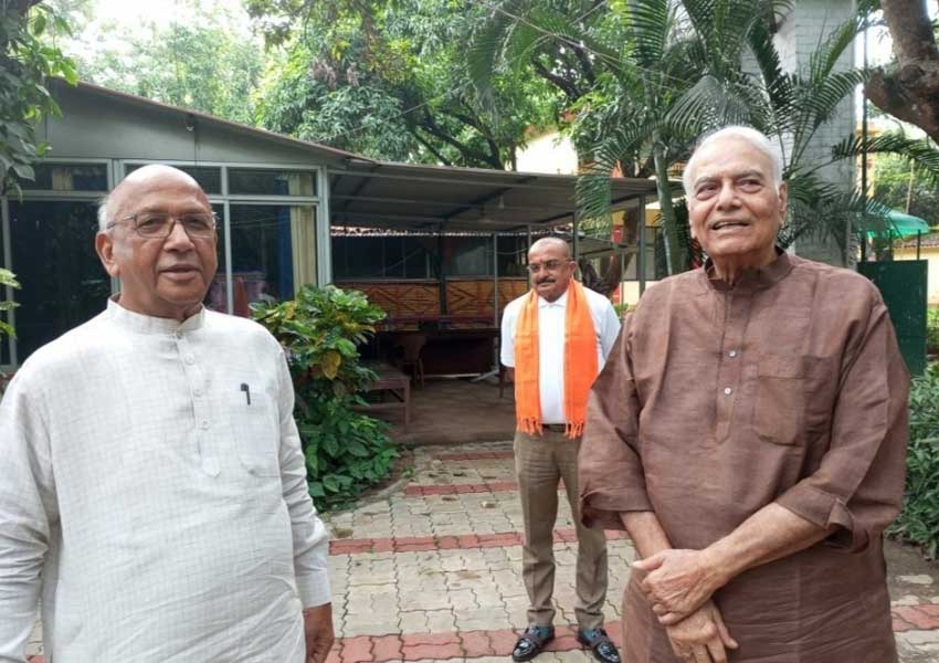 Saryu Rai met Yashwant Sinha