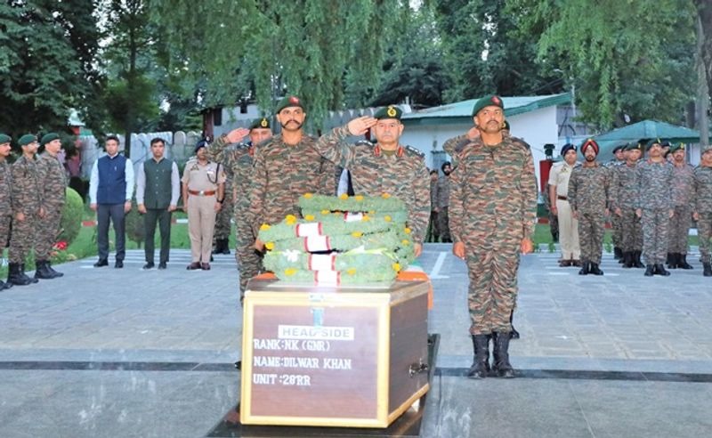 Tribute paid to hero Dilwar Khan who was Martyred in the Encounter