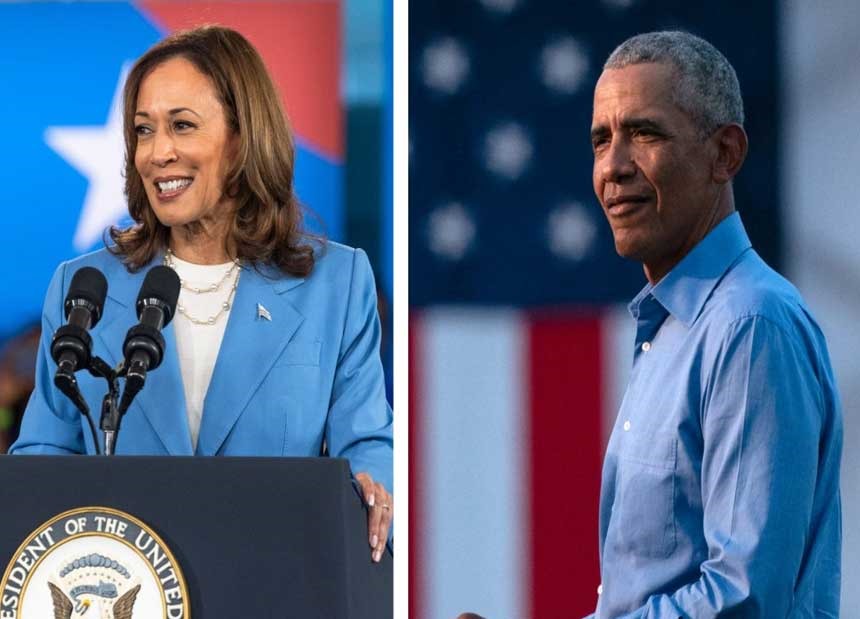 Barack Obama openly supported Kamala Harris