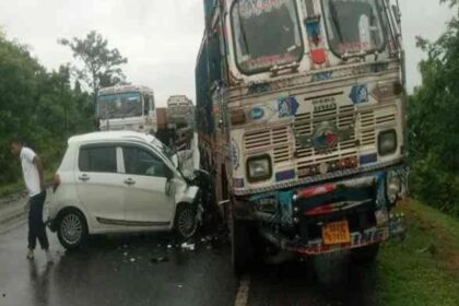 Giridih-Dhanbad Main Road Accident