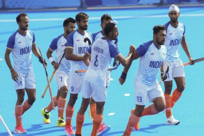 Indian Team made it to the Semi-Finals by defeating Britain in Hockey