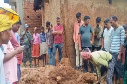 Mud Wall Collapses due to Heavy Rain