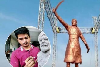 Apte who made the statue of Chhatrapati Shivaji Maharaj arrested