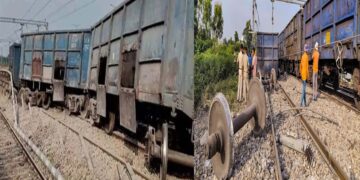 Goods Train Derailed