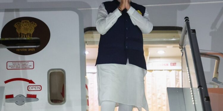 PM Modi returns to India