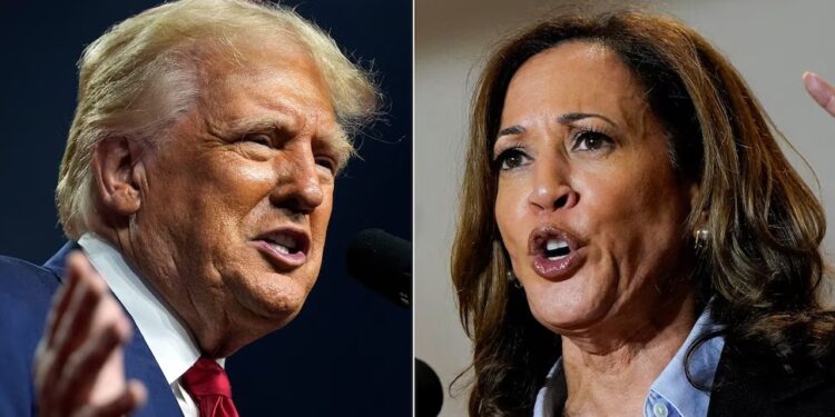 kamala harris And Trump