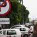 Police imposed fine on 30 vehicles parked in NO PARKING area