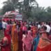 A speeding car ran over a woman in Dumka