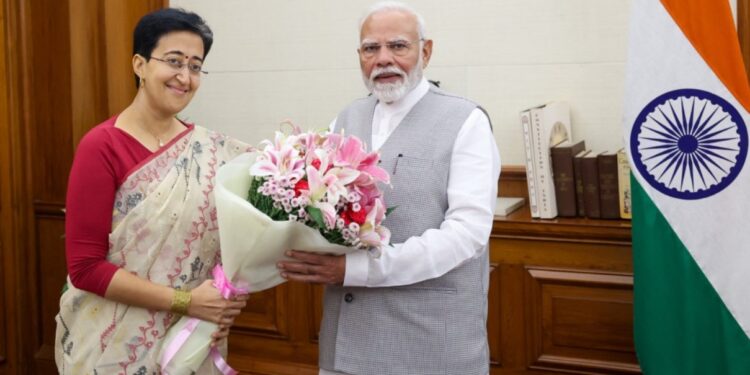 Atishi met PM Modi