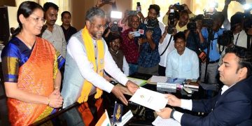 Babulal filed Nomination