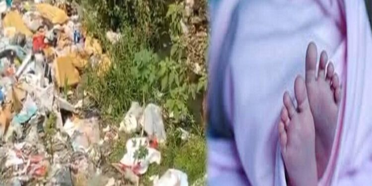 Ranchi: Body of a newborn found in a garbage heap, police engaged in investigation