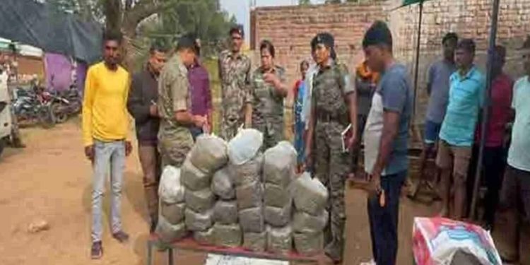 Ganja recovered In Bus